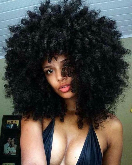 Афро кудри черные