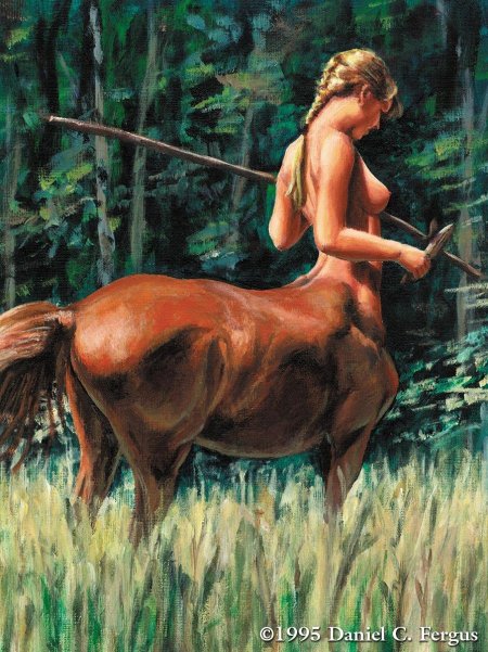 Эротичная девушка кентавр