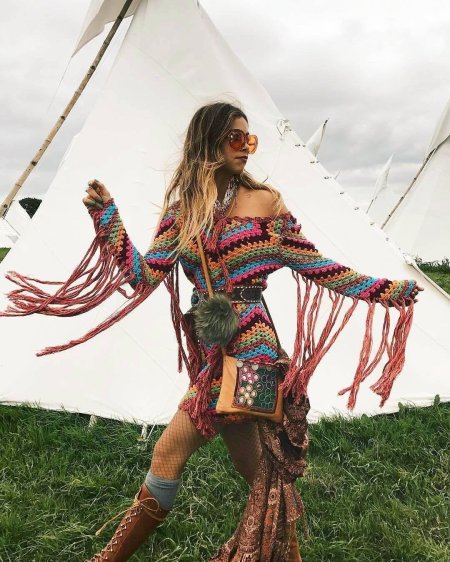 Хиппи стиль в одежде для женщин