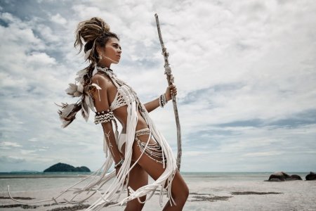 Фотосессия в стиле амазонки