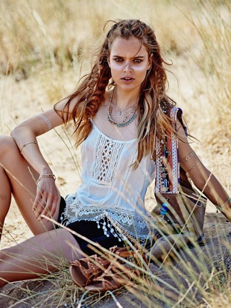 Хиппи шик стиль в одежде