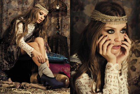 Макияж для этнического стиля хиппи