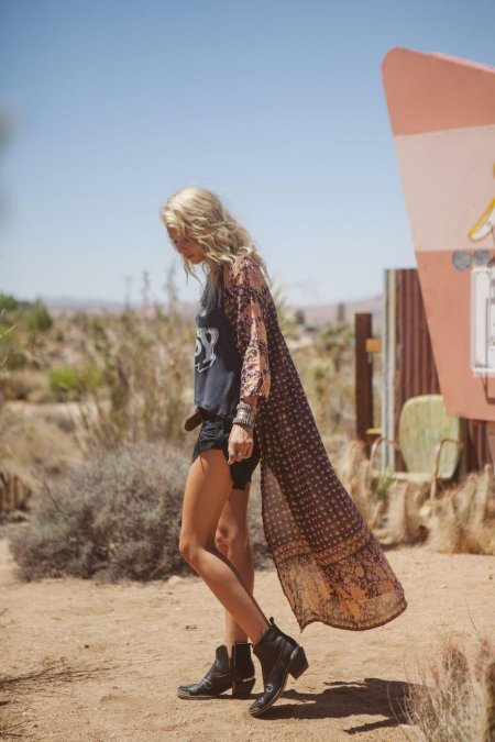 Образ в стиле хиппи женский