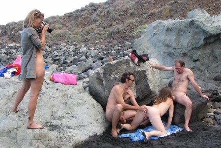 Секс на пляж