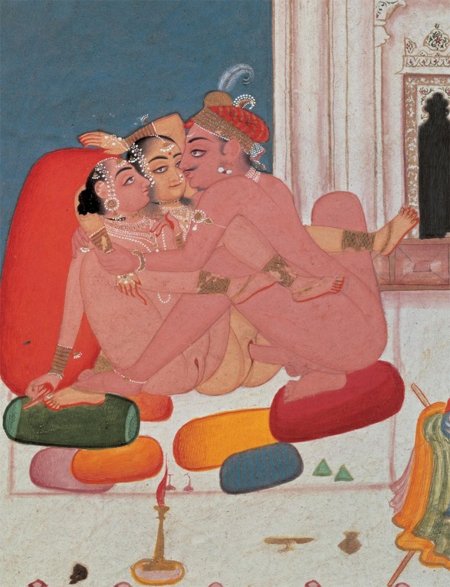 Индийская миниатюра камасутра