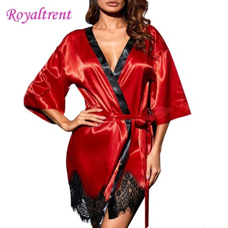 Атласный халат