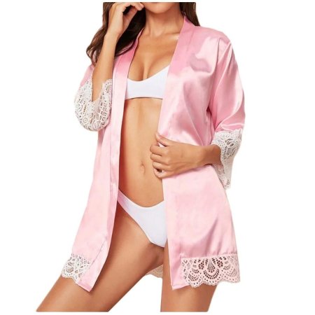 Атласный халат