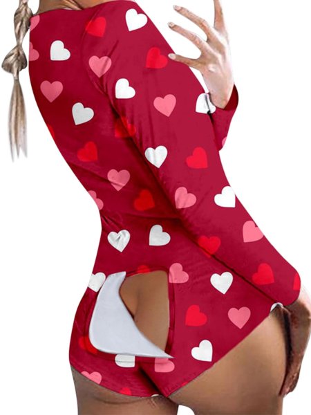 Пижама с сердечками