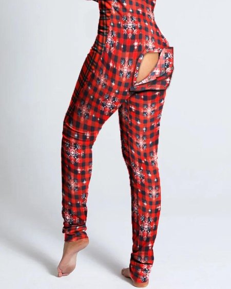 Пижама с открытым задом