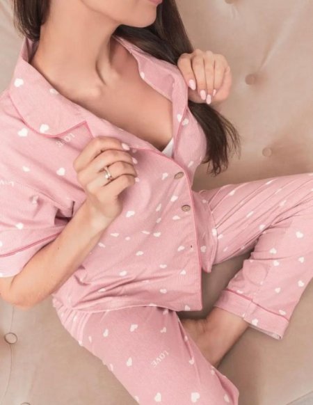 Пижама розовая