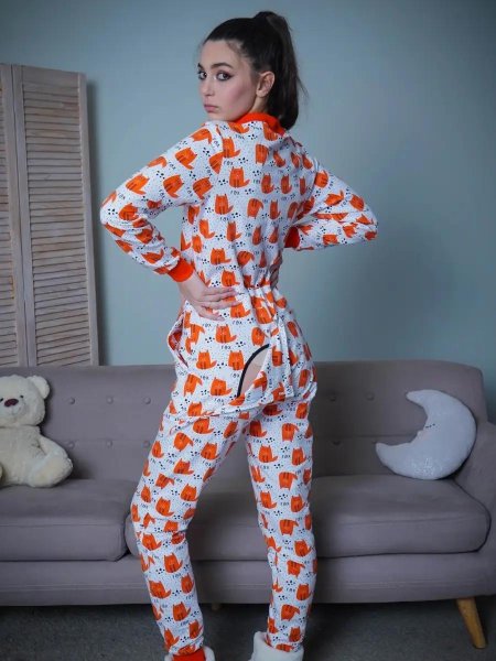 Пижама с лисой женская