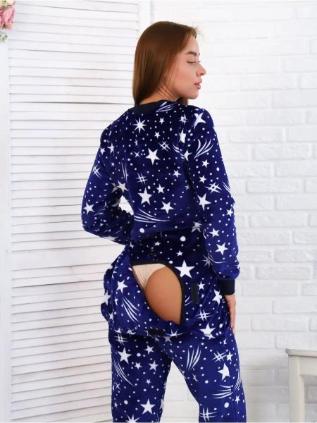 Пижама с карманом на попе