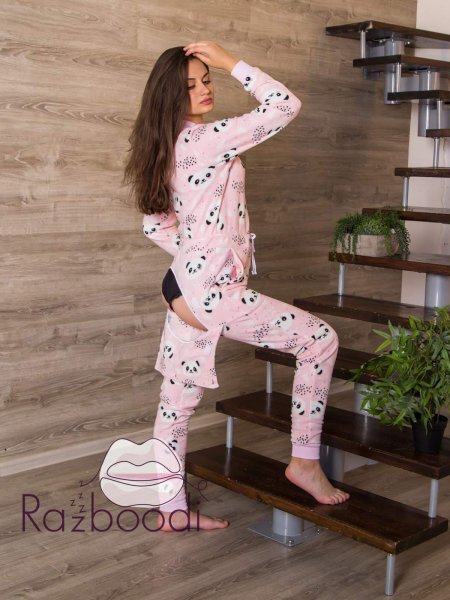 Пижама с отстегивающейся попой