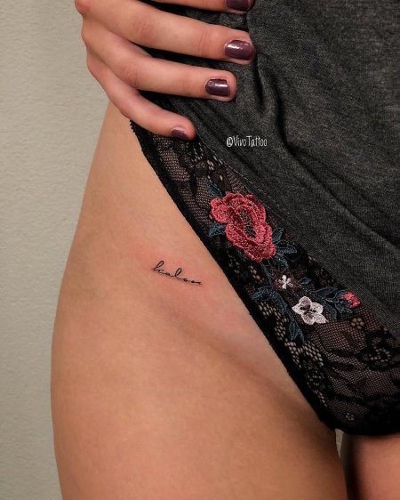 Интимная татуировка