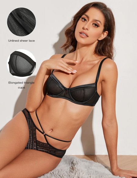 Сетчатый бюстгальтер