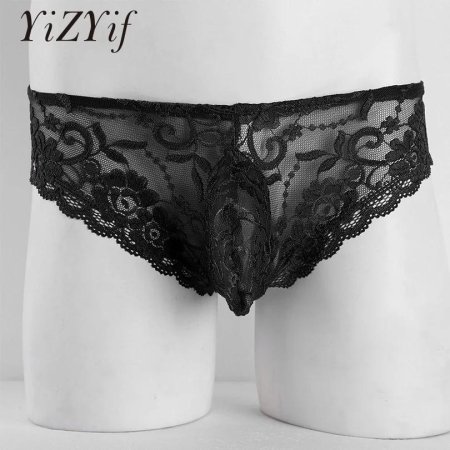 Трусы мужские кружевные сисси