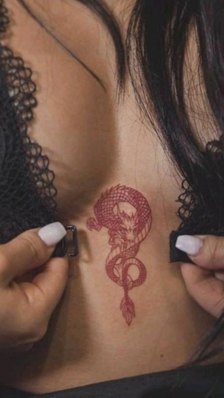 Татуировка с драконом