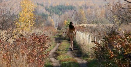 Фотосессия конец лета ню