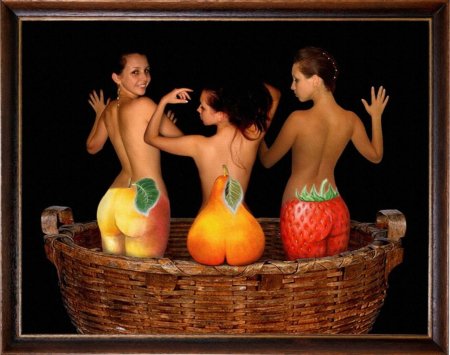 Эротическая фотосессия с овощами