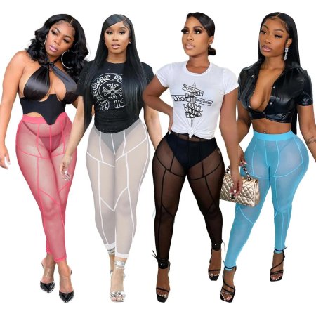 Сексуальные прозрачные леггинсы