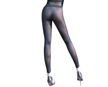 Тонкие прозрачные легинсы