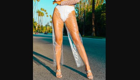 Полиэтиленовые штаны для обертывания