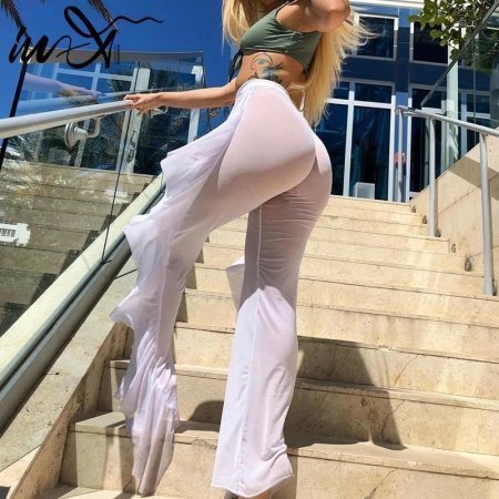 Прозрачные штаны женские