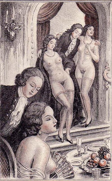 Старые эротические гравюры