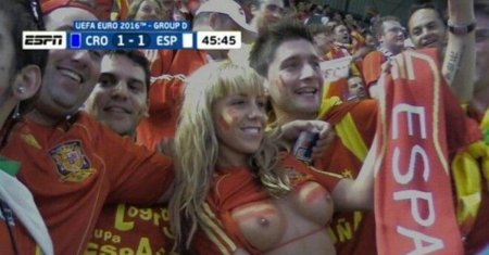 Голые футбольные фанатки