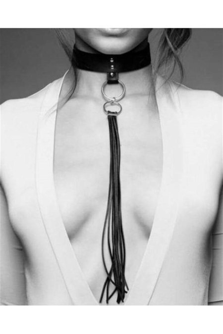 Черное украшение на шею