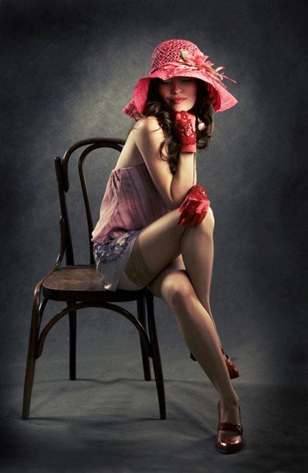 Женщина в шляпке