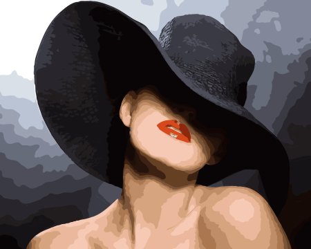 Дама в шляпке