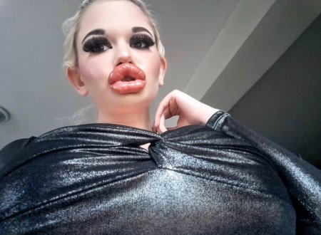 Андреа иванова самые большие губы