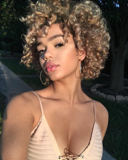 Афро кудри на каре