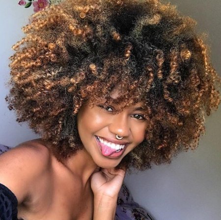Афро кудри моника