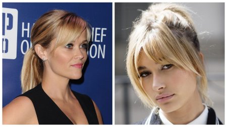 Челка шторка на тонкие волосы