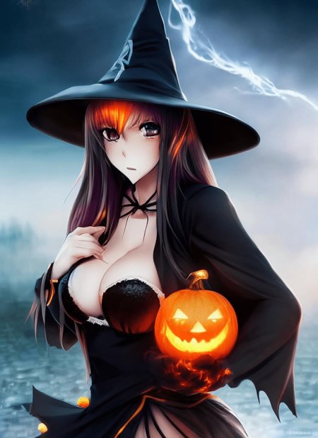Ведьма хэллоуин