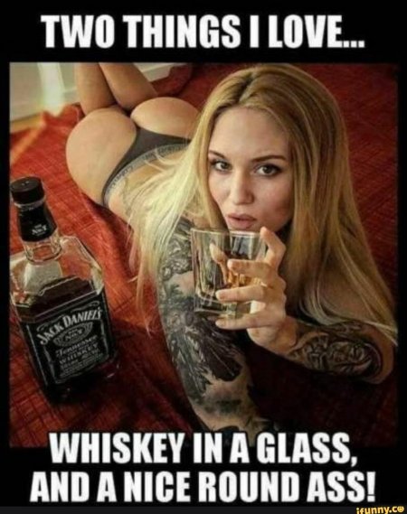 Девушка с виски