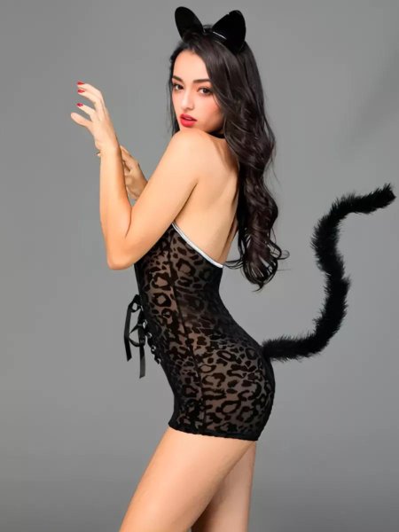 Эротический костюм кошка