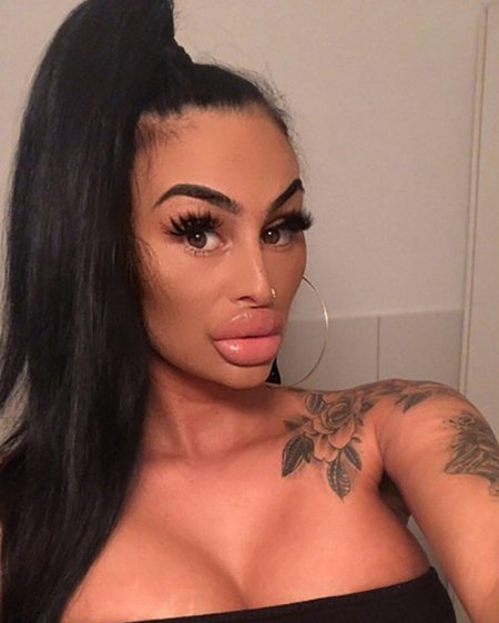 Андреа иванова самые большие губы