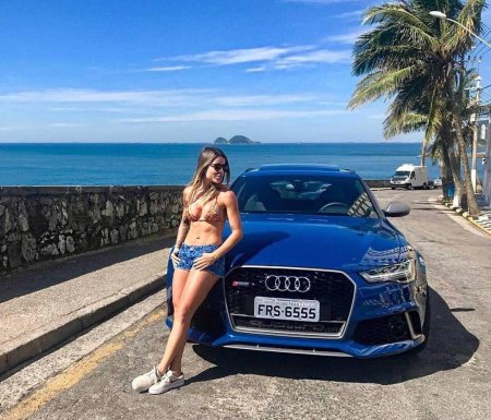 Девушка audi rs