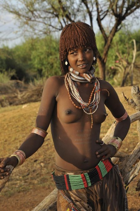 Девушка племени хамер эфиопия