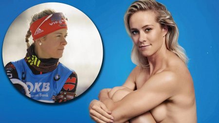 Знаменитые биатлонистки ню