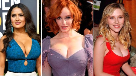 Актрисы голливуда с большой грудью