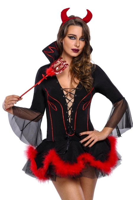 Костюм дьявола для девушки