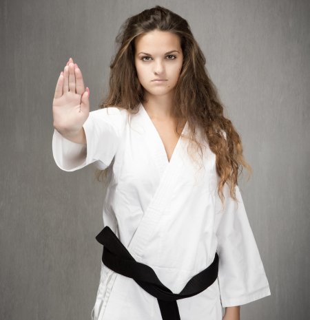 Карате девушка