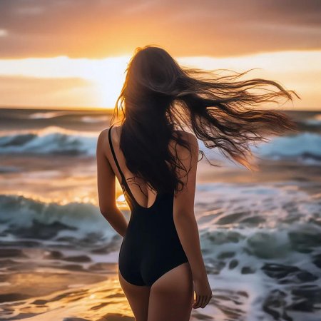 Девушка со спины