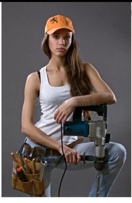 Woman construction worker