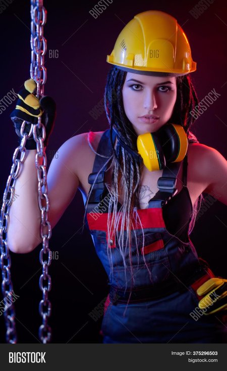 Девушки строители