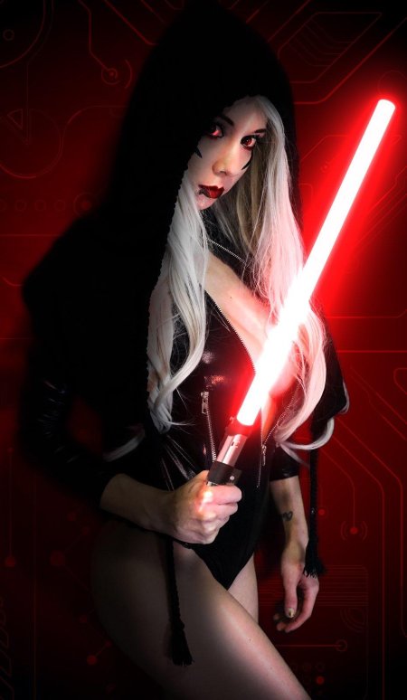 Девушка ситх косплей